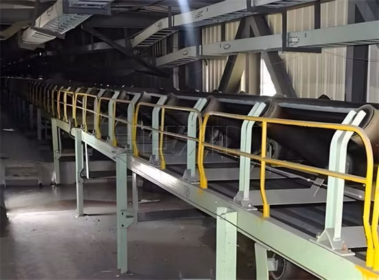 Sistema transportador personalizado para fábrica de carvão de mina
