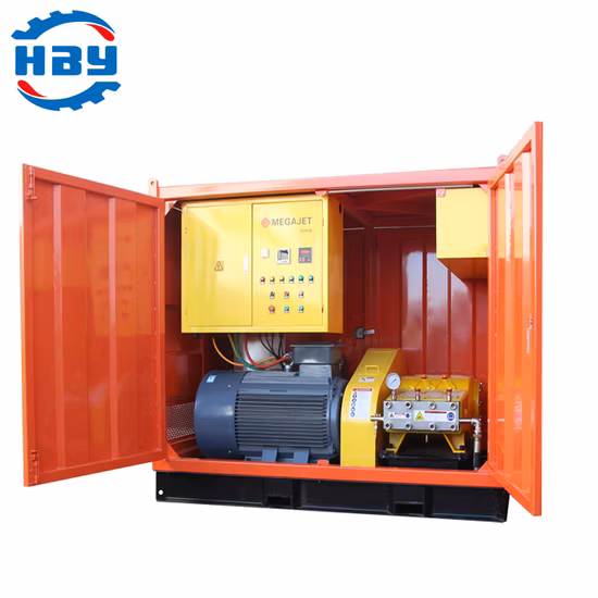 Máquina elétrica UHP Hydrojet 2800bar para remoção de pintura